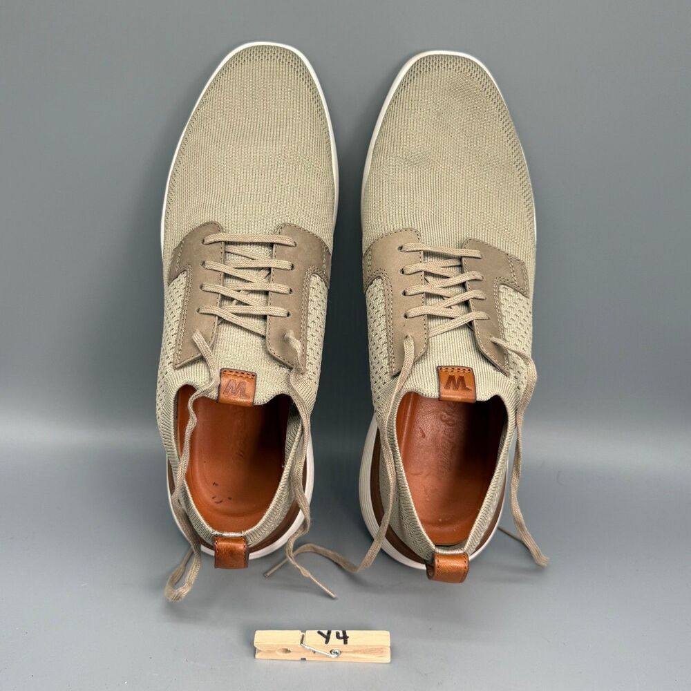 Wolf & Shepherd SwiftKnit Men's 11 Desert Tan Mesh Low Derby Sneakers Shoes - Picture 8 of 8